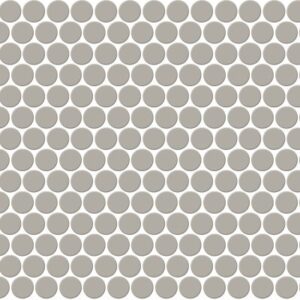 Daltile - Keystones Desert Gray, Penny Rounds, Matte