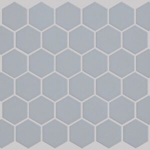 GRANDEUR 2" HEX MATTE MOSAIC by Shaw Floors - Glacier