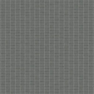 Daltile - Fabric Art Modern Textile Dark Gray, Straight Joint, 1X3, Matte