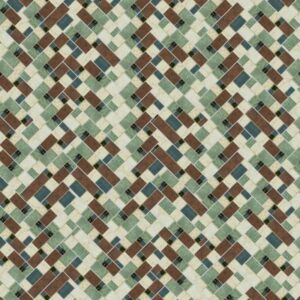 Daltile - Continental Slate Beige / Red/ Green / Black, Deco, 4X12, Matte (Herringbone)