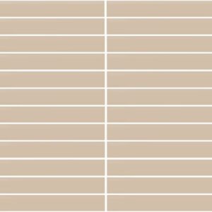 Daltile - Color Wheel Mosaic Matte Urban Putty, Straight Joint, 1X6, Matte