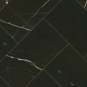 Daltile - Marble Attache Nero, Rectangle, 24X48, Satin (Herringbone)