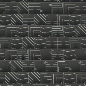 Daltile - Geometric Fusion Obsidian, Square, 8X8, Mixed