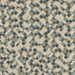 Daltile - Continental Slate Beige / Green / Black, Deco, 4X12, Matte