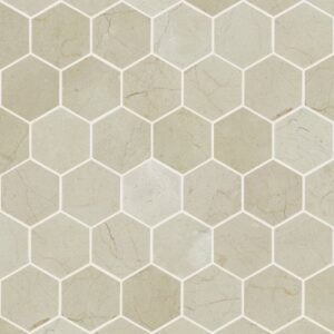 PEARL MOSAIC HEXAGON MOSAIC by Shaw Floors - Crema Marfil