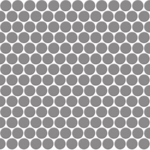 Daltile - Keystones Suede Gray, Penny Rounds, Matte