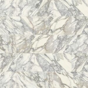 Daltile - Eclessia Marble Arabescato Argento, Rectangle, 12X24, Polished