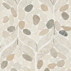Daltile - Pebble Oasis Seashell, Petal Pebble, Tumbled
