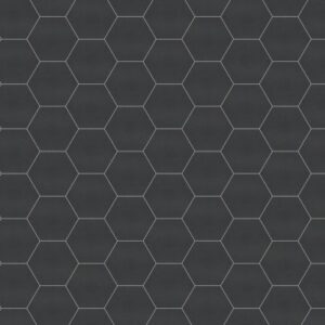 Marazzi USA - Inyo - Ink, Hexagon, 8, Microban, Satin