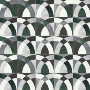 Daltile - Eclessia Marble Cristallo Blend, Arches, Polished