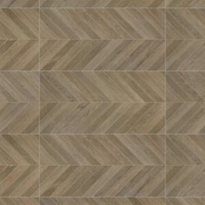 Daltile - Trellis Oak Brown Blend, Chevron, 18X36, Matte