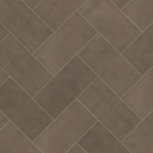 Daltile - Chord Baritone Brown, Textured, 12X24, Textured (Herringbone)