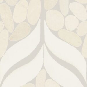 Daltile - Pebble Oasis Icicle, Petal Pebble, Tumbled