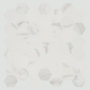 Prime Aura Hex Mosaic Matte by Shaw Floors - Statuario Brina