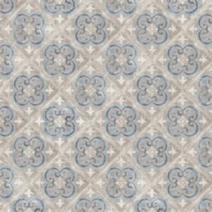 Marazzi USA - Creativo - Siena Blue, Deco B, 12X12, Matte