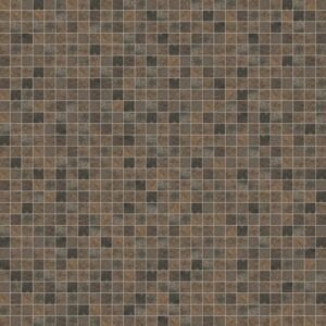 Daltile - Slate Attache Multi Brown, Straight Joint, 2X2, Matte