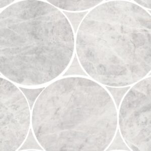 Daltile - Eclessia Marble Cristallo, Circle, 6, Polished