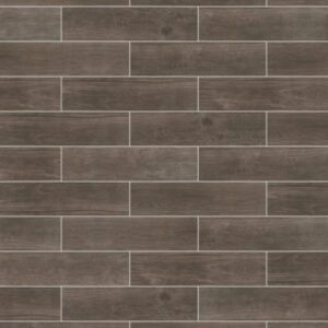 Daltile - Willow Bend Smoky Brown, Plank, 6X24, Matte