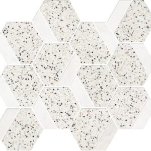 NOBLE PURSUIT 3.5 HEX by Shaw Floors - White Terrazzo
