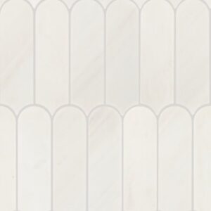 Daltile - Eclessia Marble Pacifica, Elongated Fan, Polished