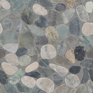 Daltile - Pebble Oasis Coastal, Flat Pebble, Tumbled
