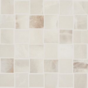 Gemstone Basketweave Mosaic Matte by Shaw Floors - Ivory