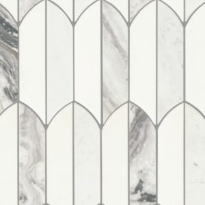 Daltile - Eclessia Marble Volakas Blend, Feather, Polished