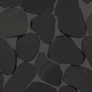 Daltile - Pebble Oasis Stark, Flat Pebble, Tumbled