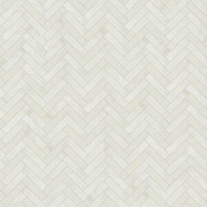 Daltile - Rekindle White, Herringbone, 2X6, Stepwise, Matte
