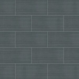 Daltile - Fabric Art Modern Linear Midnight Blue, Rectangle, 12X24, Modern Linear, Matte (Offset)
