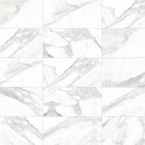 Daltile - Perpetuo Brilliant White, Rectangle, 12X24, Matte (Straight Set)