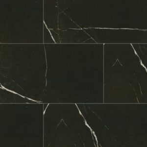 Daltile - Marble Attache Nero, Rectangle, 24X48, Matte