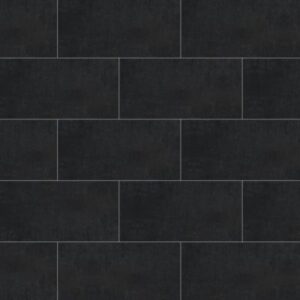 Daltile - Cohesion Black, Rectangle, 12X24, Polished (Offset)