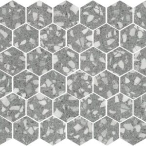 LUXE MODERNE 2" HEX MOS by Shaw Floors - Machine Age Grey