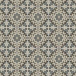 Daltile - Quartetto Cool Grande Fiore, Grande, 8X8, Matte