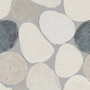 Daltile - Pebble Oasis Harbor, Flat Pebble, Tumbled