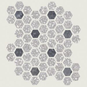 NOBLE PURSUIT 1.4 HEX by Shaw Floors - Grey Terrazzo