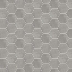 Daltile - Scrapbook Memory Grey, Hexagon, 8X9, Matte