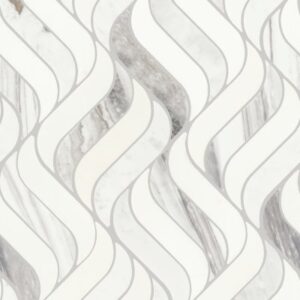 Daltile - Eclessia Marble Volakas Blend, Wave, Polished