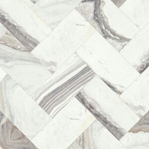 Daltile - Eclessia Marble Volakas, Rectangle, 12X24, Honed (Herringbone)