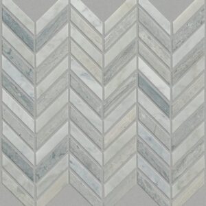 CHATEAU CHEVRON MOSAIC by Shaw Floors - Biancocarrara/B
