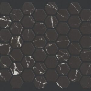Dreamscape 2" Hex by Shaw Floors - Nero Marquina